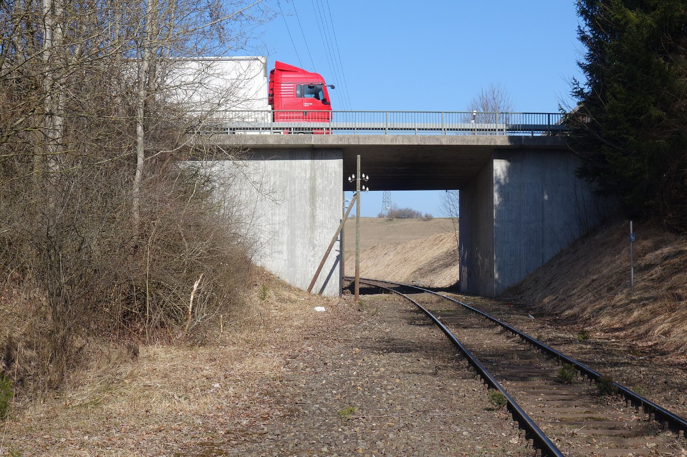 Brücke über die Fuchstalbahn bei km 27,3