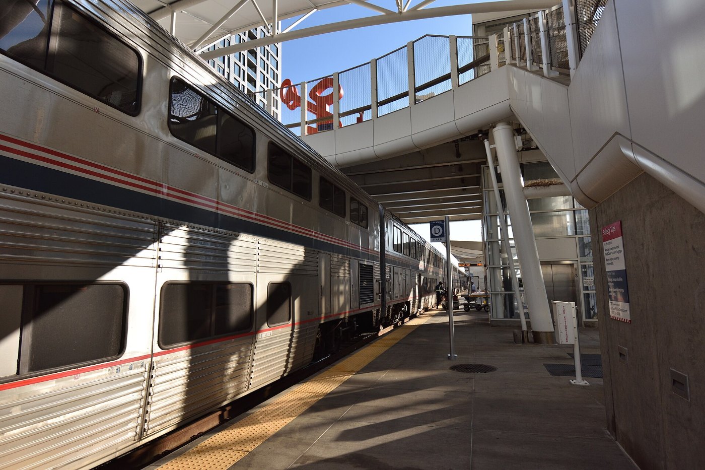 Amtrak California Zephyr at Denver Union Station August 2022