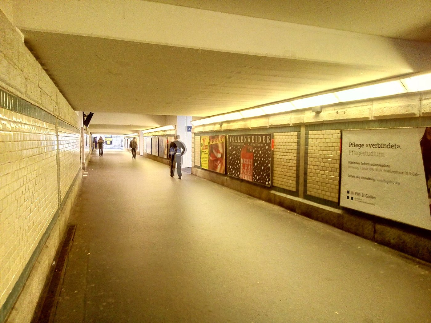 Zweigleisige Bahnstrecke im Kanton Zürich