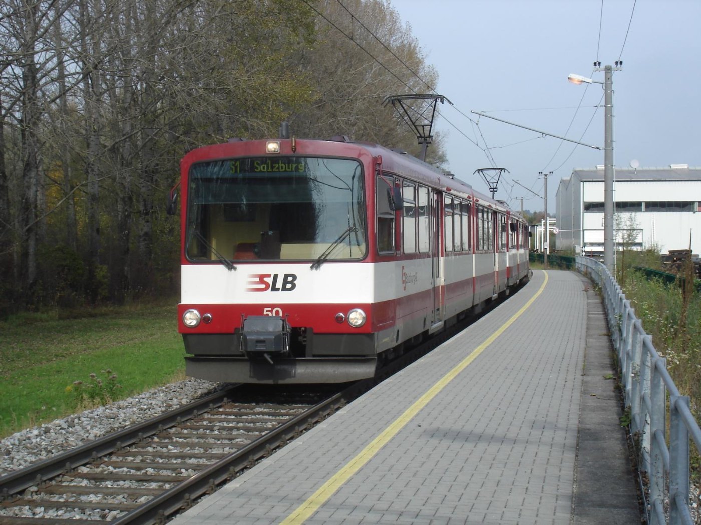Bahnhof in der Stadt Salzburg