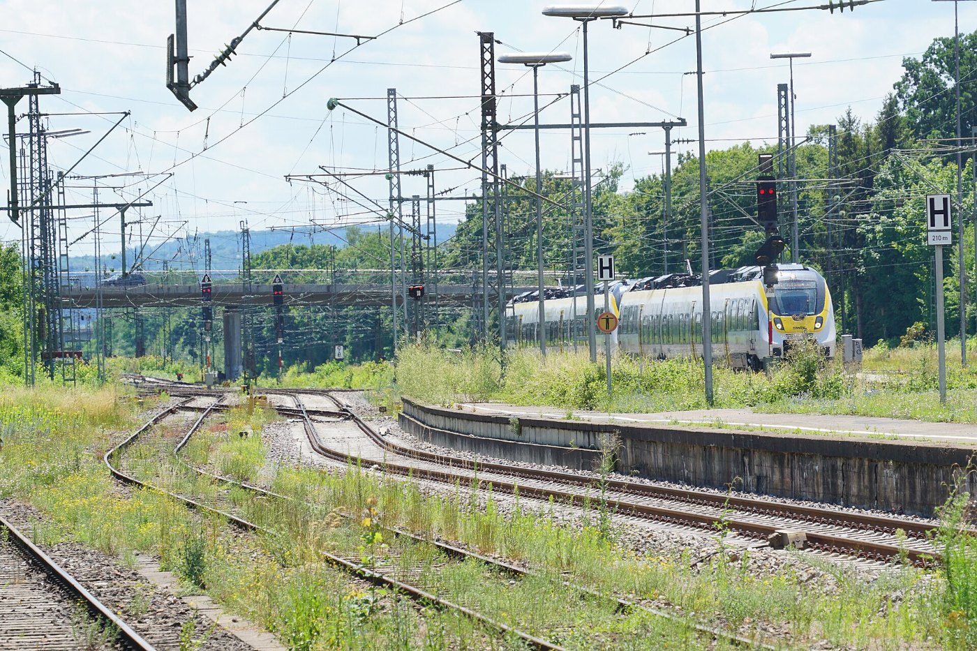 Bahnhof bei Kornwestheim