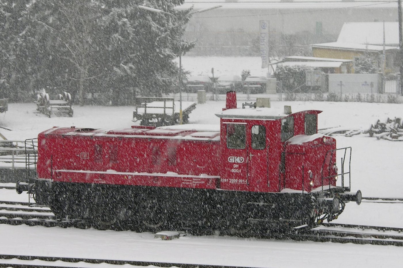 GKB DH 600 1 im Schnee
