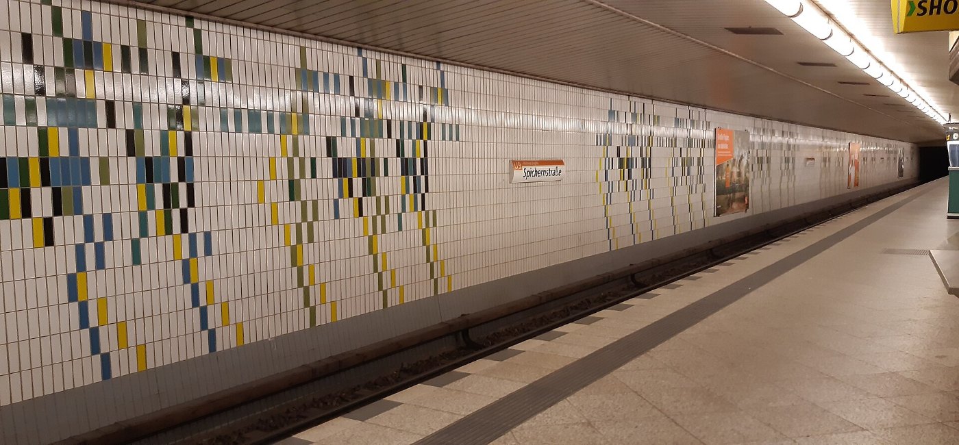 U Bahnhof Spichernstraße Ebene U9 (1) Juli 2021