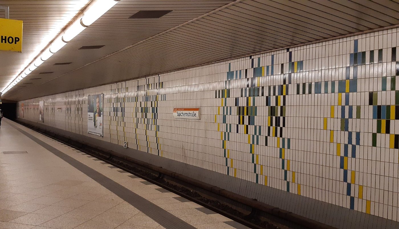 U Bahnhof Spichernstraße Ebene U9 (2) Juli 2021