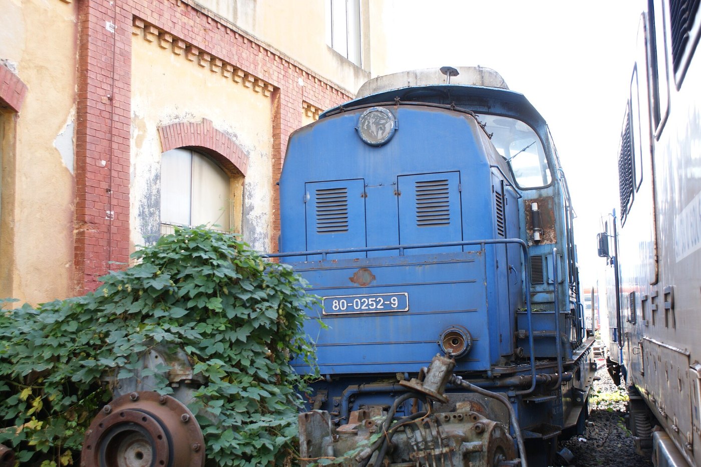 Hermannstadt (Sibiu) railway station locomotive No 80 0252 9 01ASD