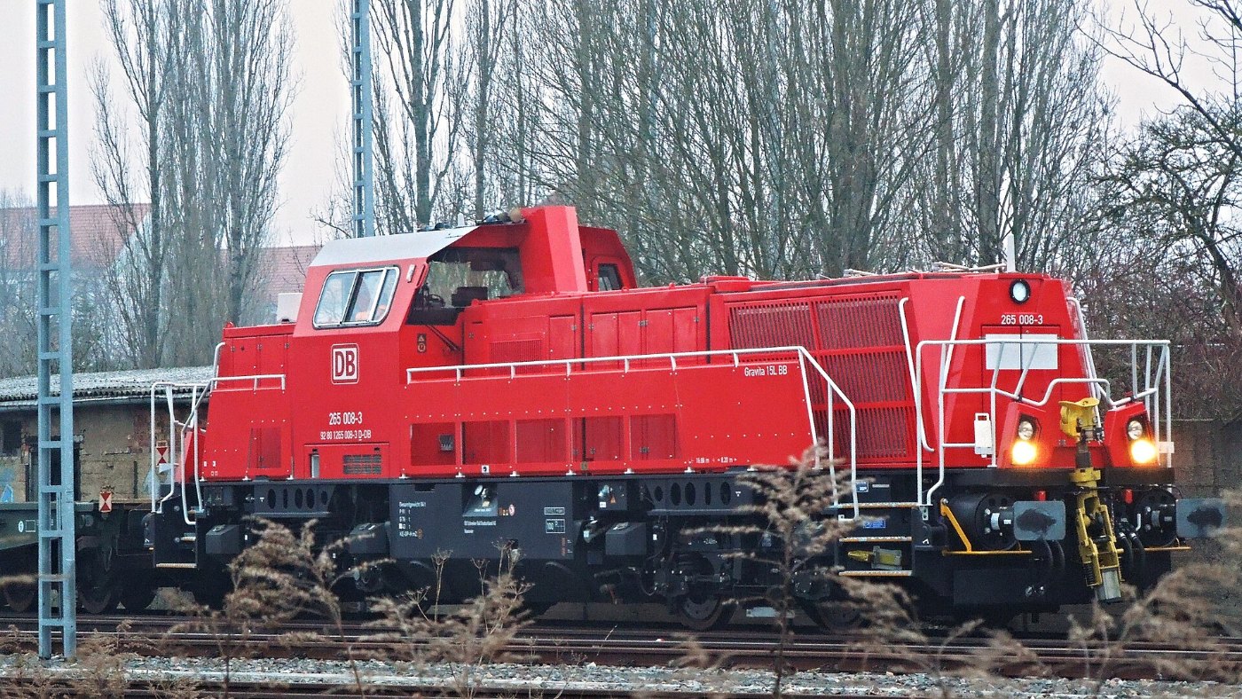 DB BR 265 @ Bahnhof Sondershausen