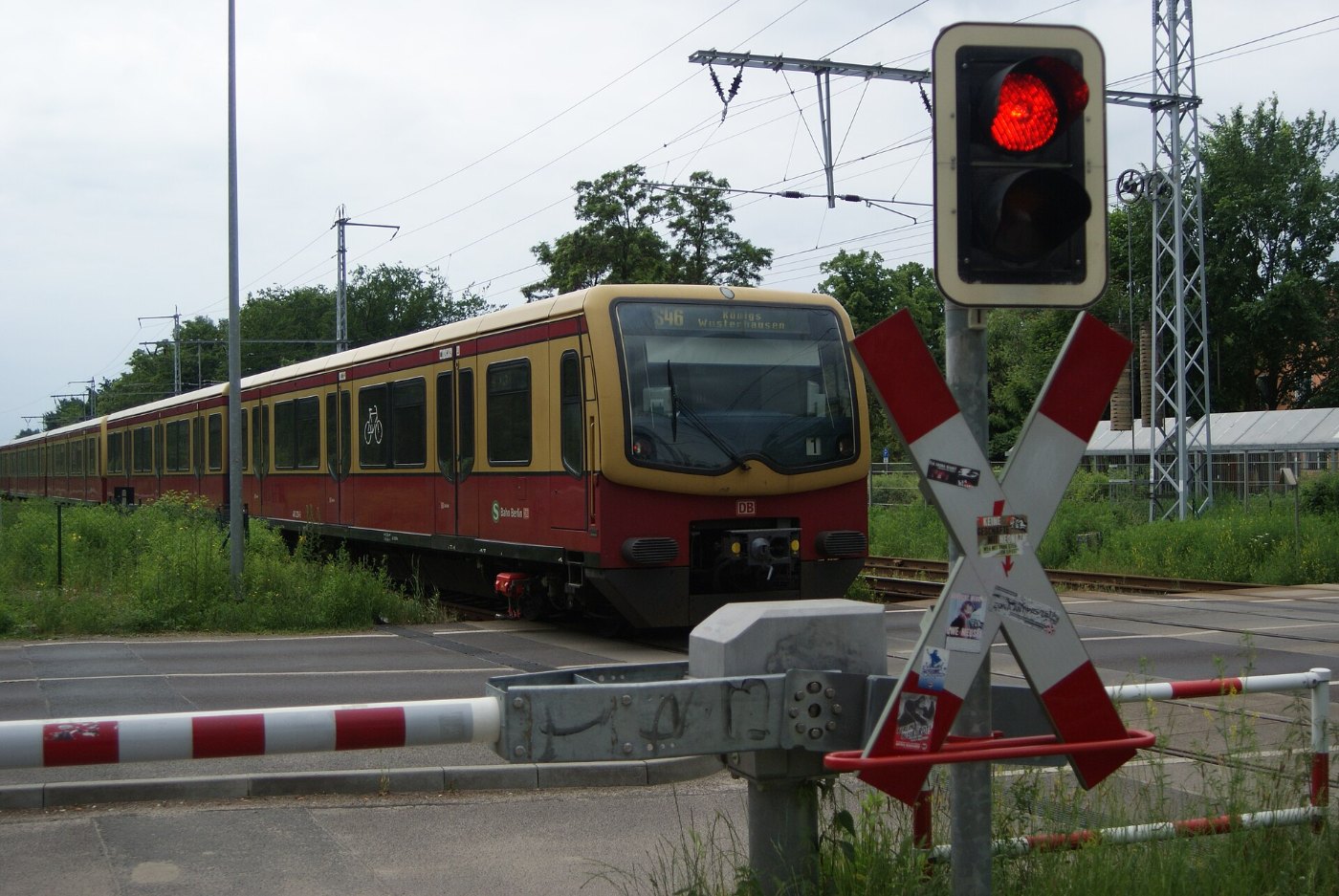 S Bahn am Bahnhof Zeuthen ()