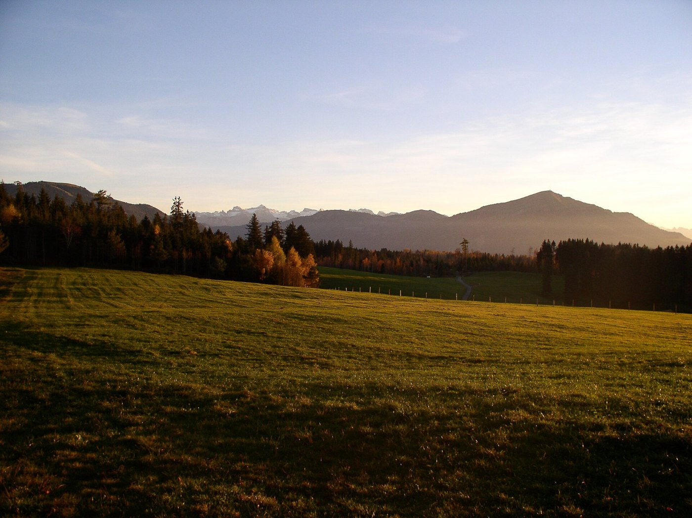 Landschaft Zugerberg Rigi Alpen Zug