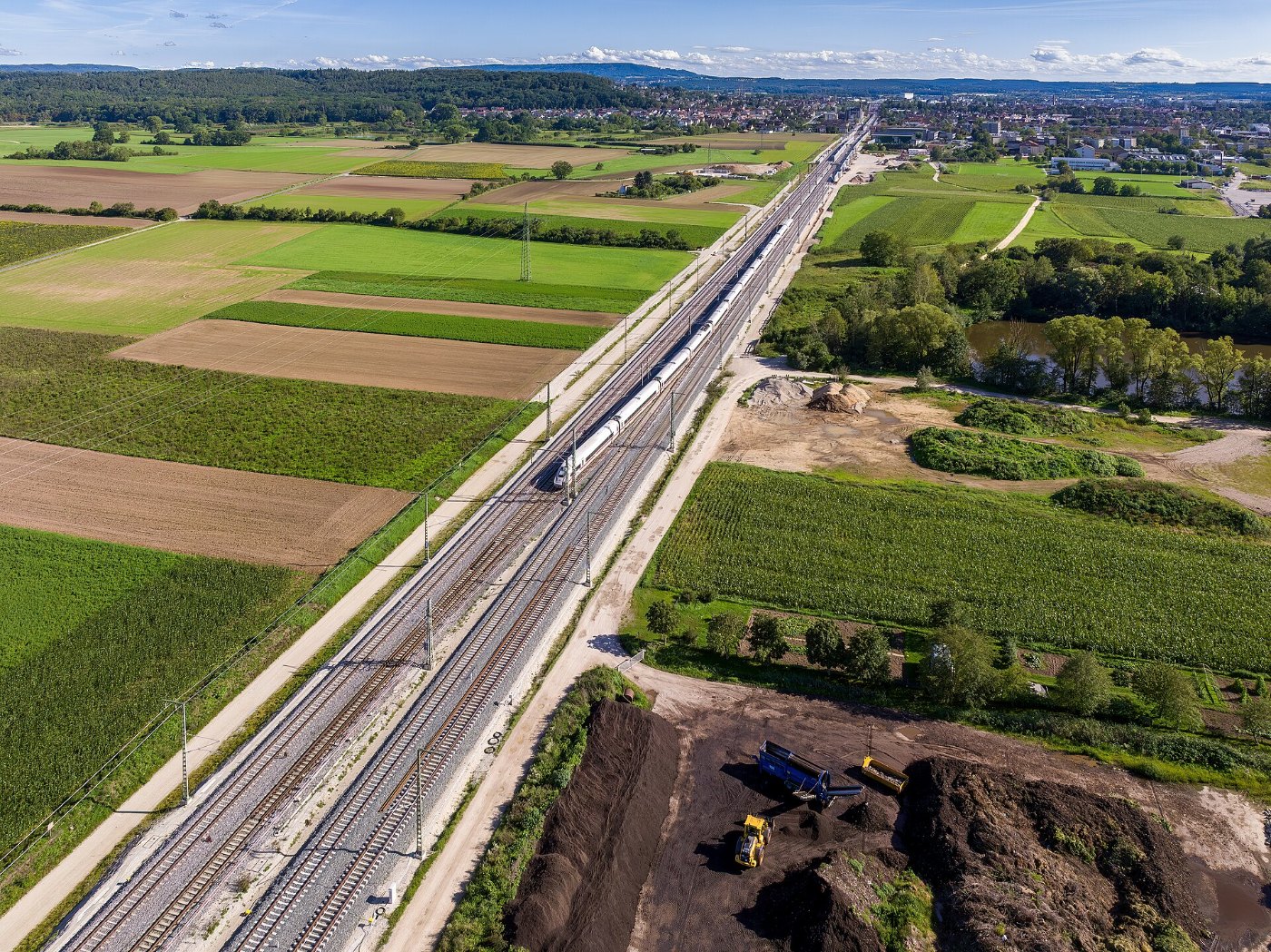 Forchheim Schnellfahrstrecke Luftbild RM