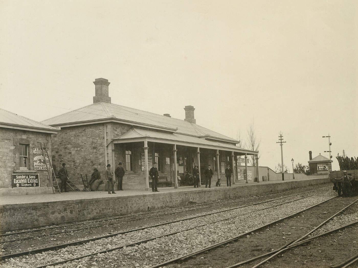 North Adelaide Railway Station, Adelaide, About 1880