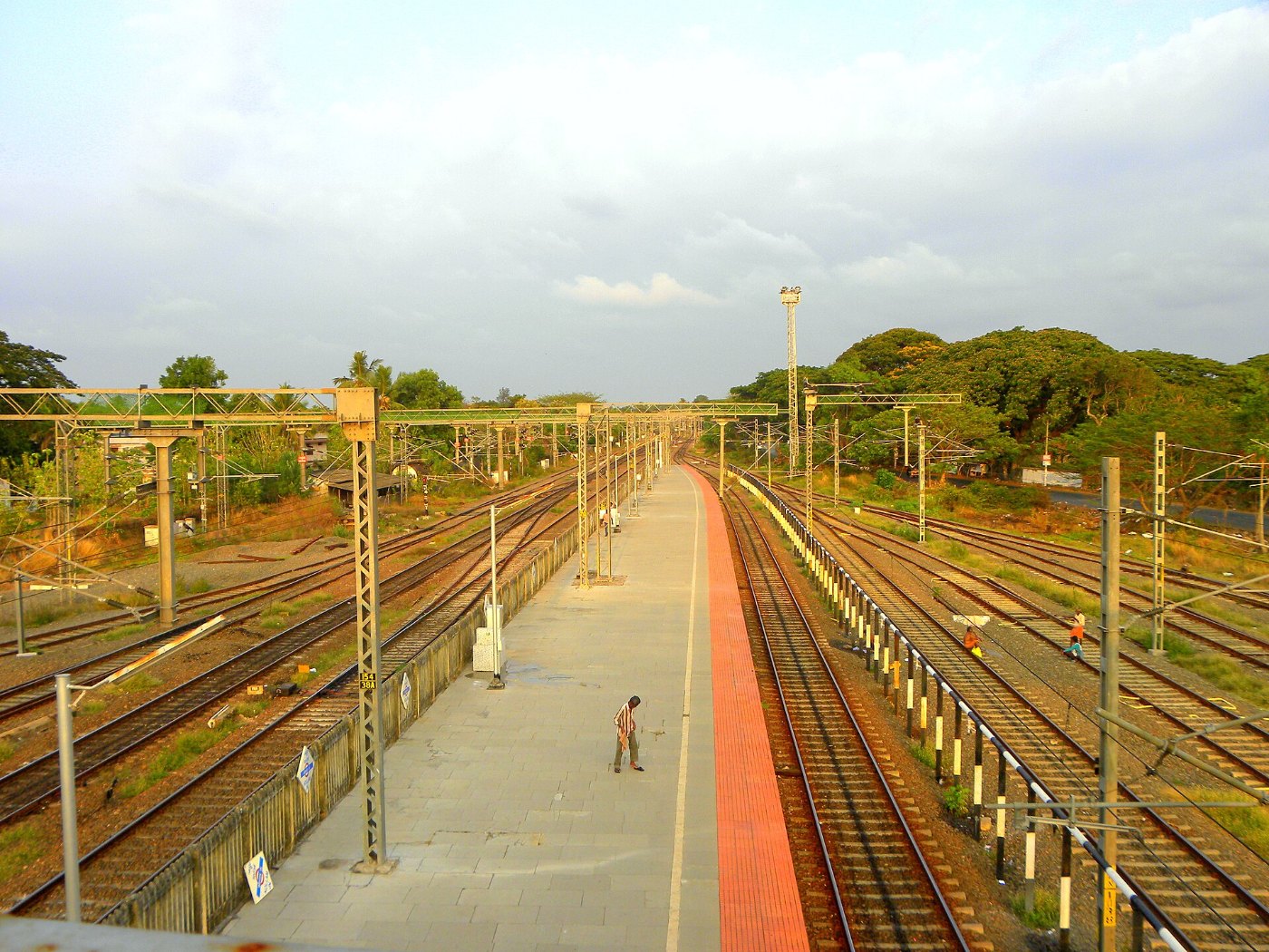 Kollam Platform's eastern end