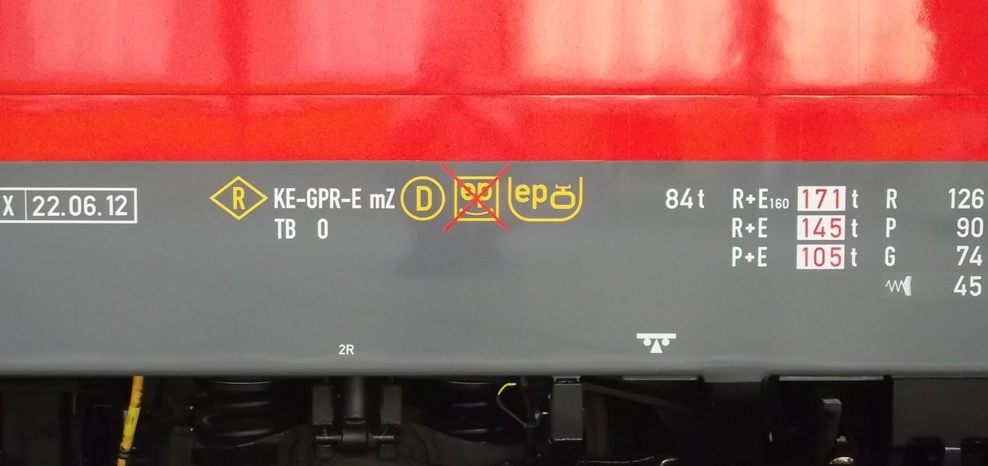 Bremsanschrift Lokomotive BR146 2012 06 26