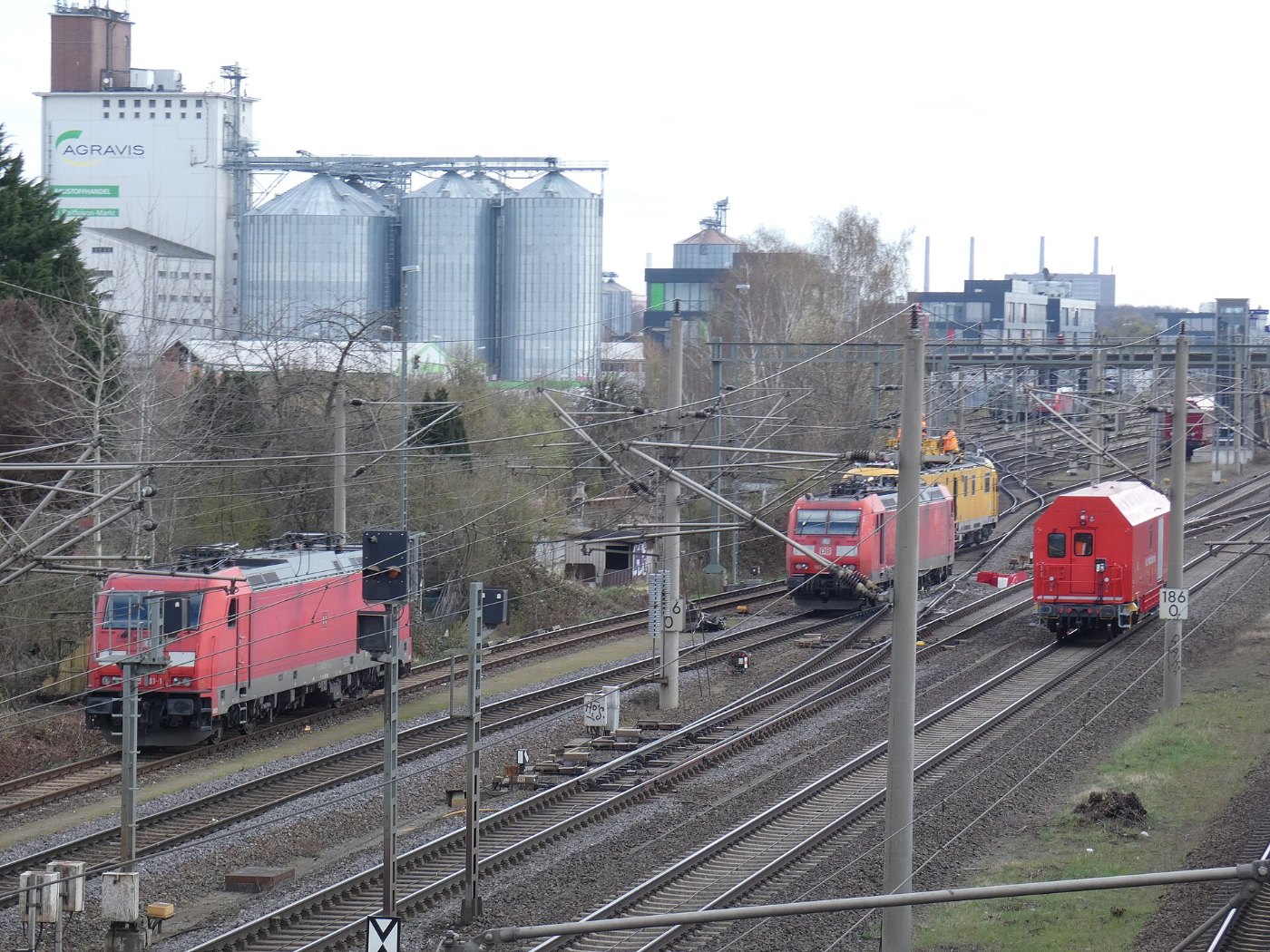 1009 nach der Lokkollision auf der Lehrter Bahn in Fallersleben