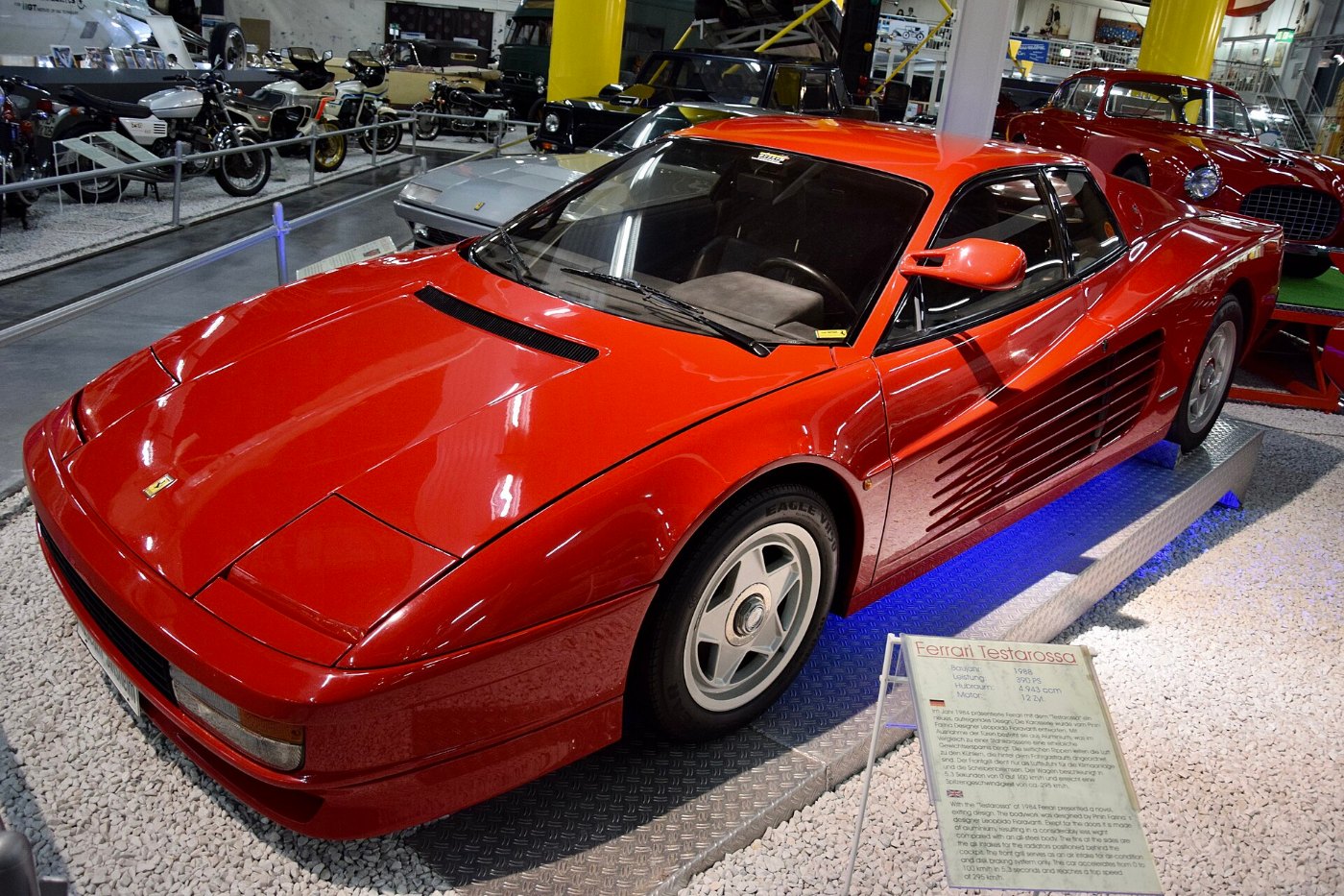 1988 Ferrari Testarossa, Sinsheim Auto and Technik Museum (Ank Kumar, In