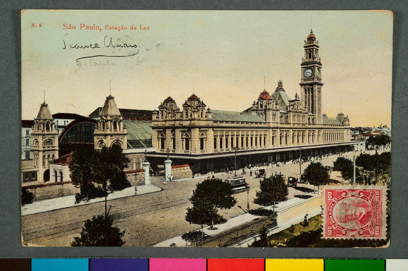 Guilherme Gaensly São Paulo, Estação da Luz, Acervo do Museu Paulista da