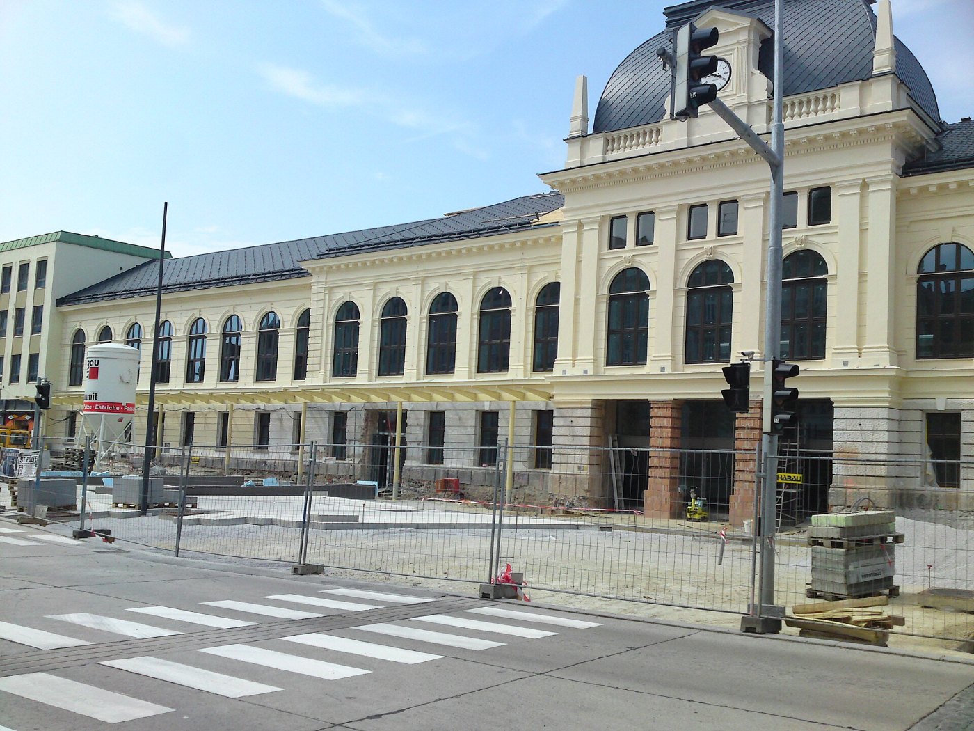 St. Poelten Hauptbahnhof Umbau Juli 2010 1