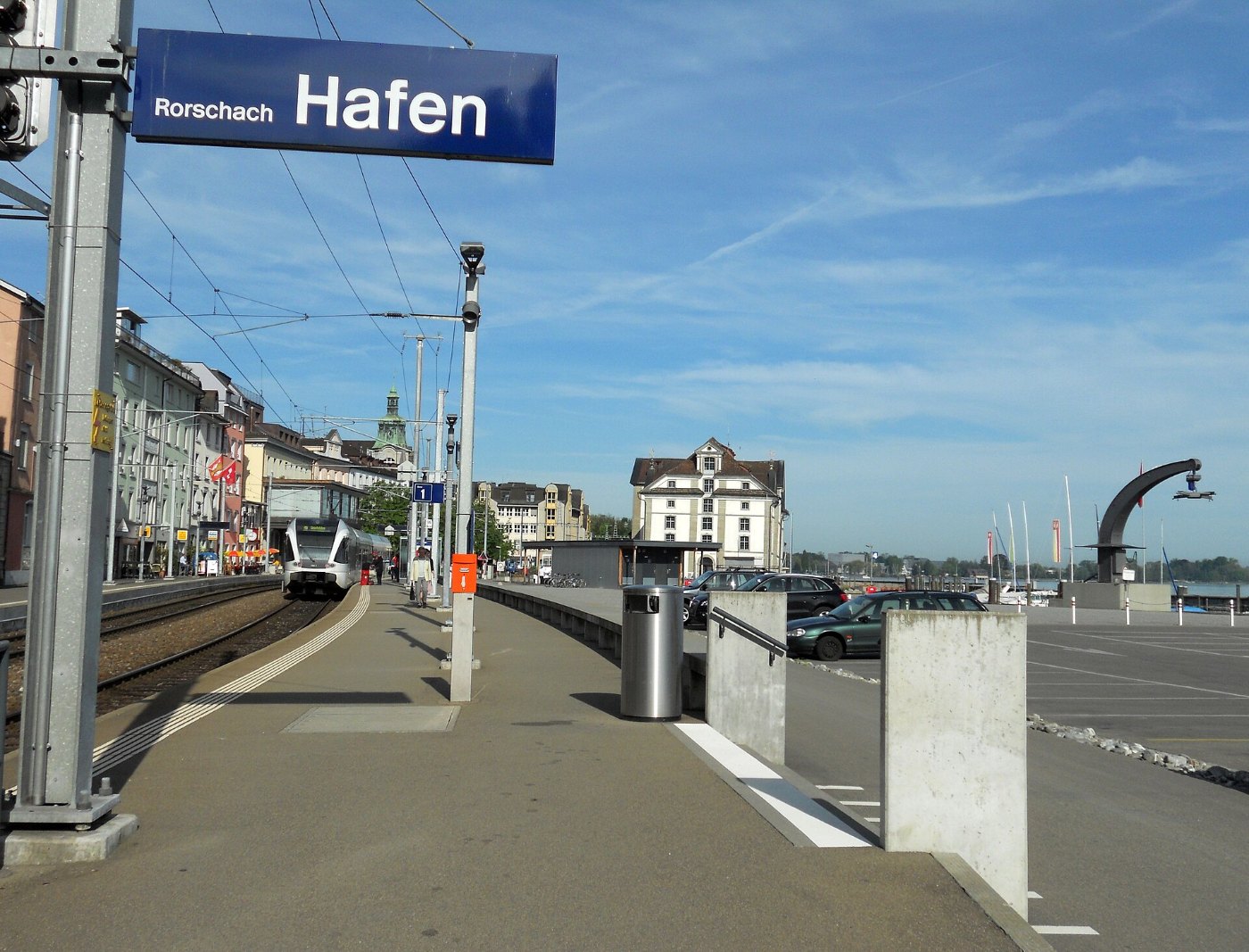 bahnhof rorschach hafen bahnsteig
