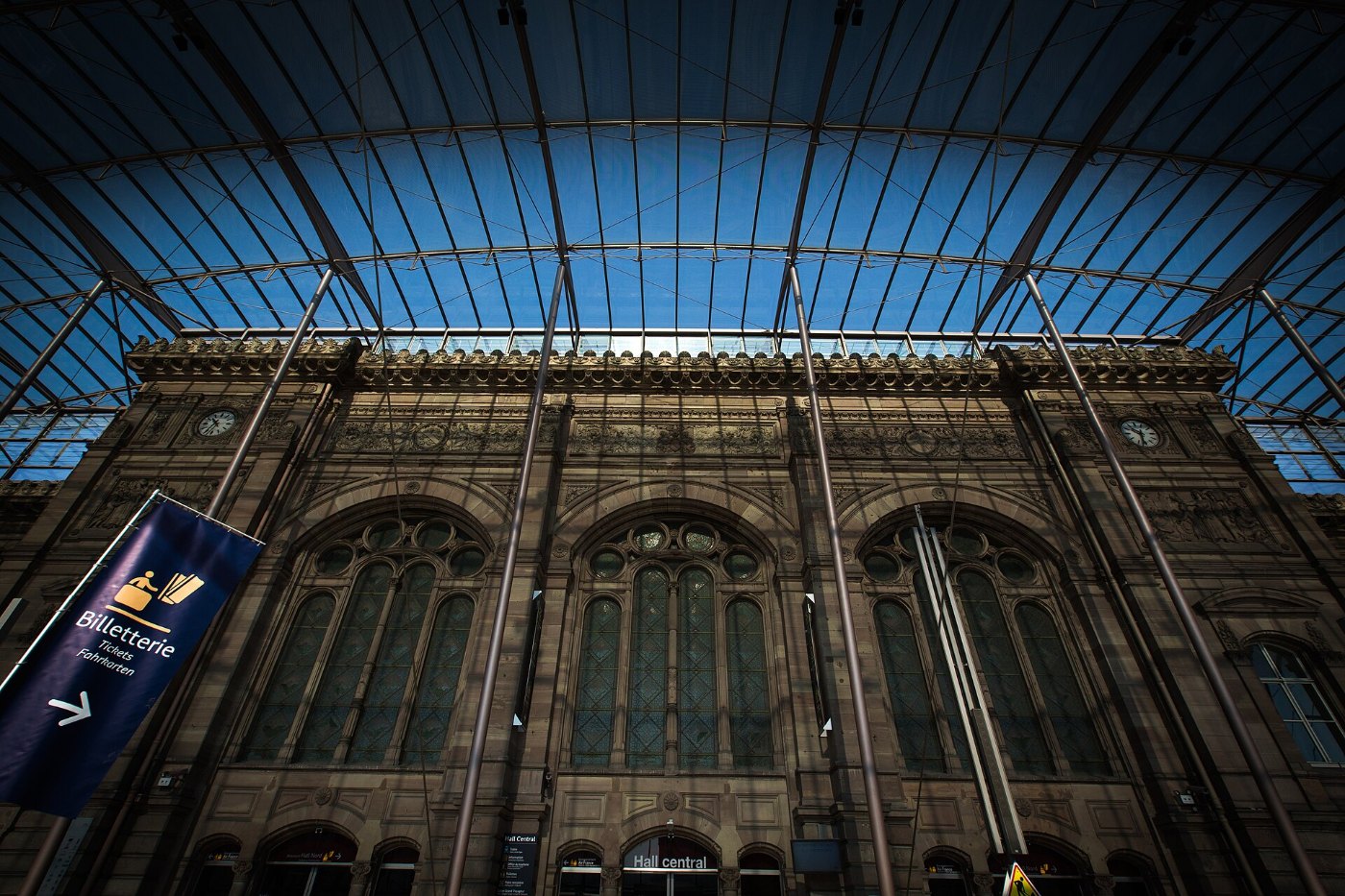 Strasbourg façade de la gare centrale sept 2013