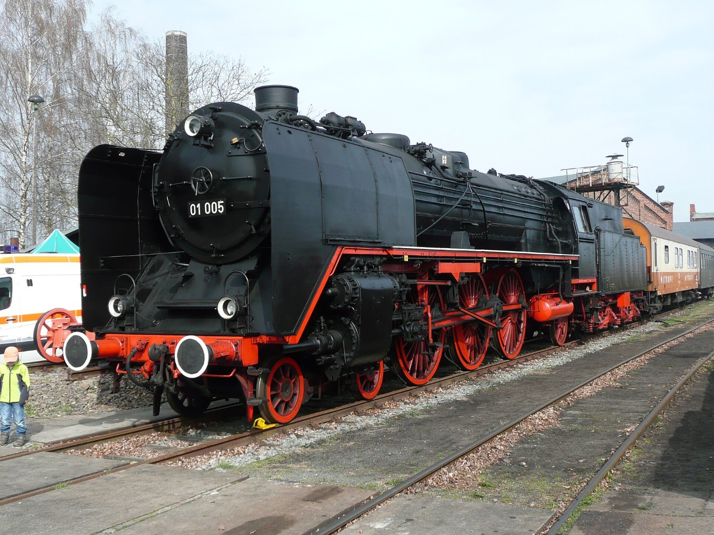Dampflok 01 005 Staßfurt