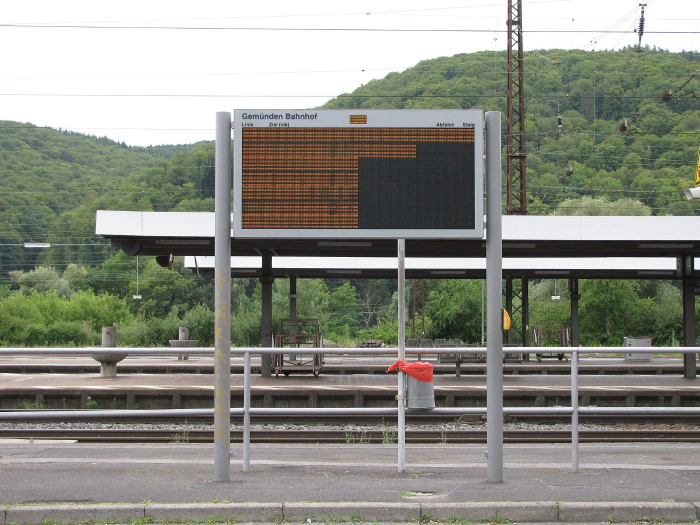 Bushaltestelle Bahnhof, 2, Gemünden am Main, Landkreis Main Spessart