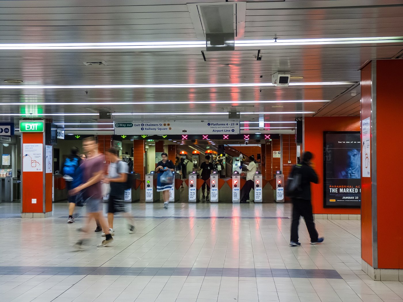Central Railway Station D Gate Sydney P