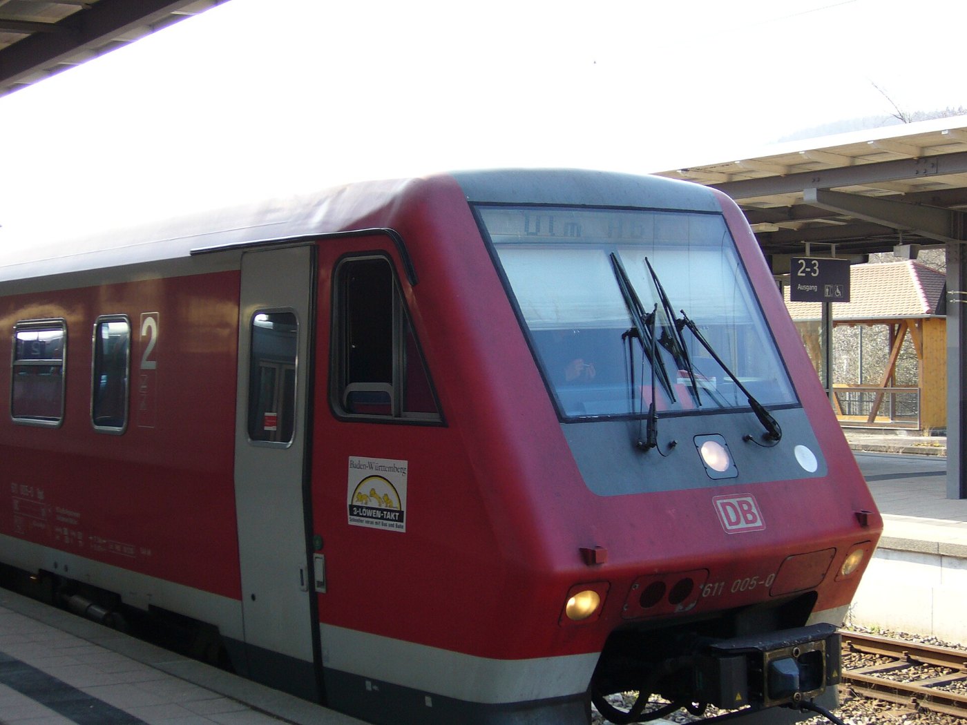 VT611 Bahnhof TUT