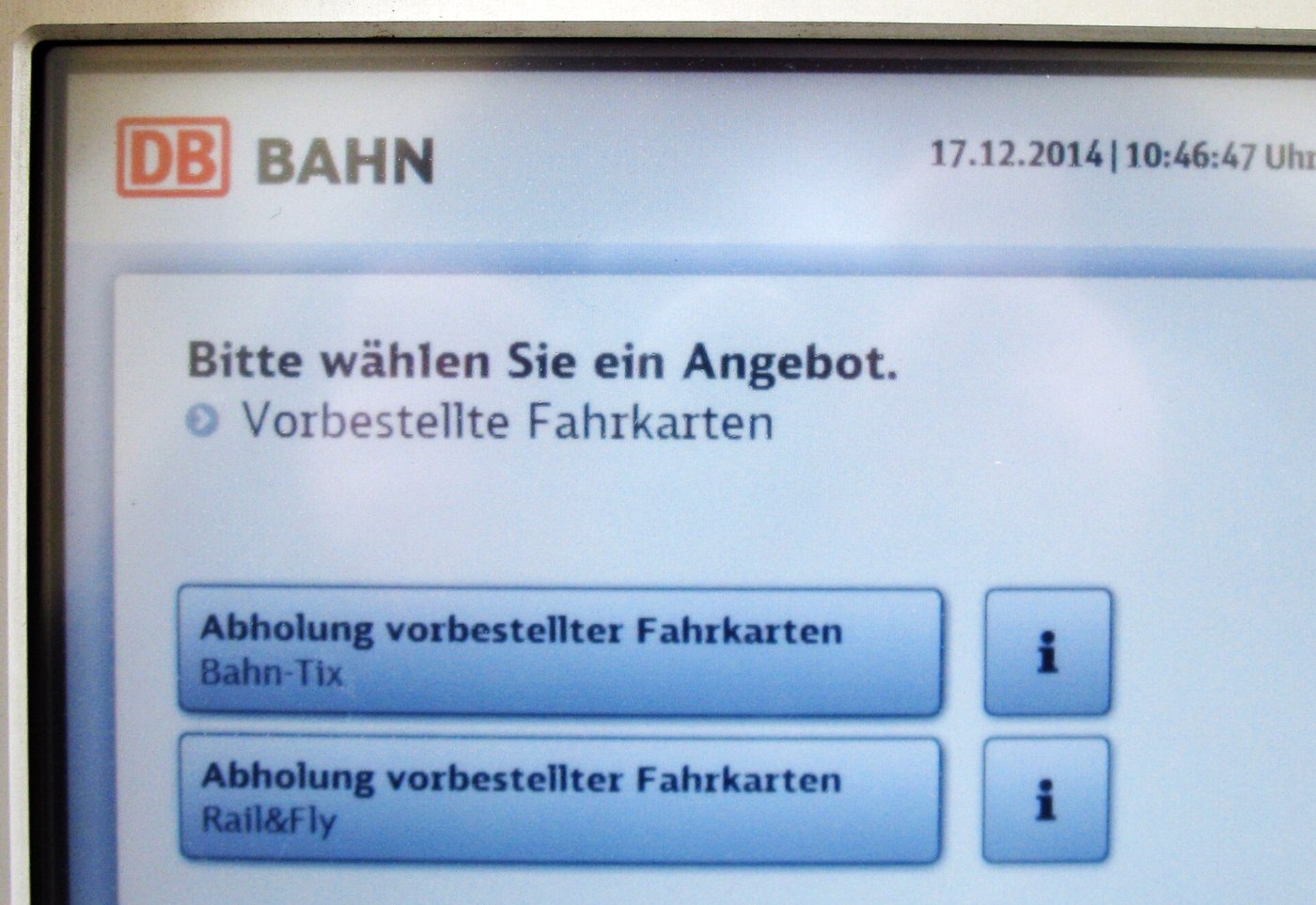 Bahn automat 2