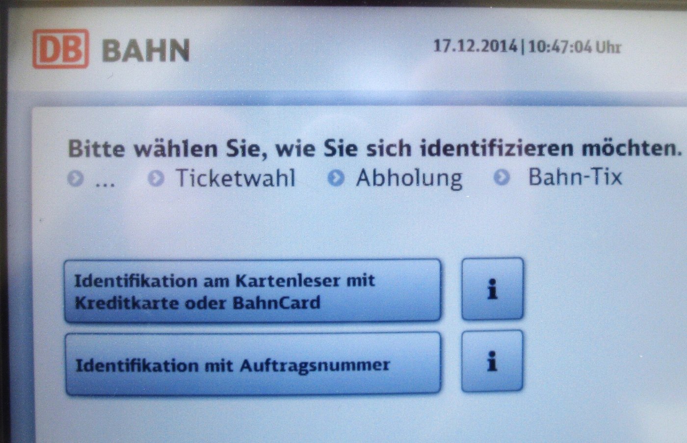Bahn automat 3