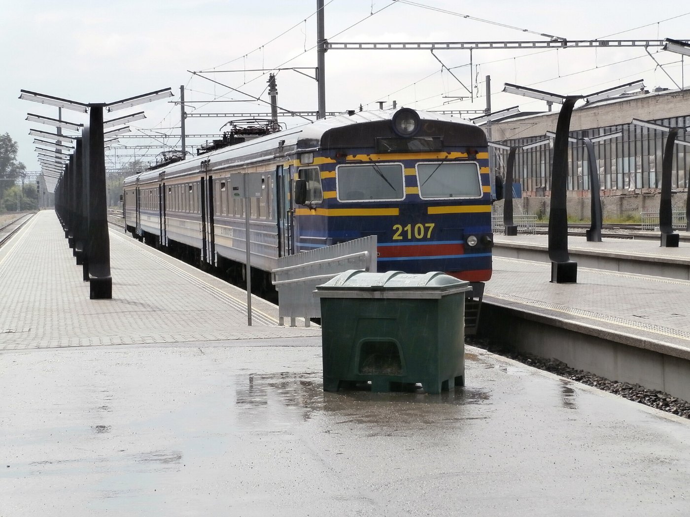 Electric multiple unit ER2 at Balti Jaam in Tallinn 1 July 2013