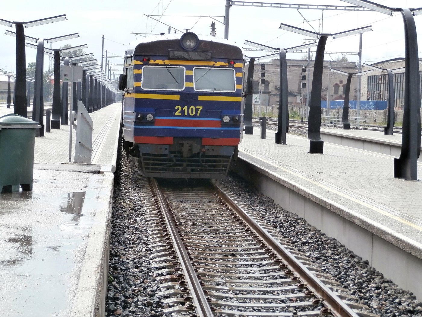Electric multiple unit ER2 at Balti Jaam Tallinn 1 July 2013