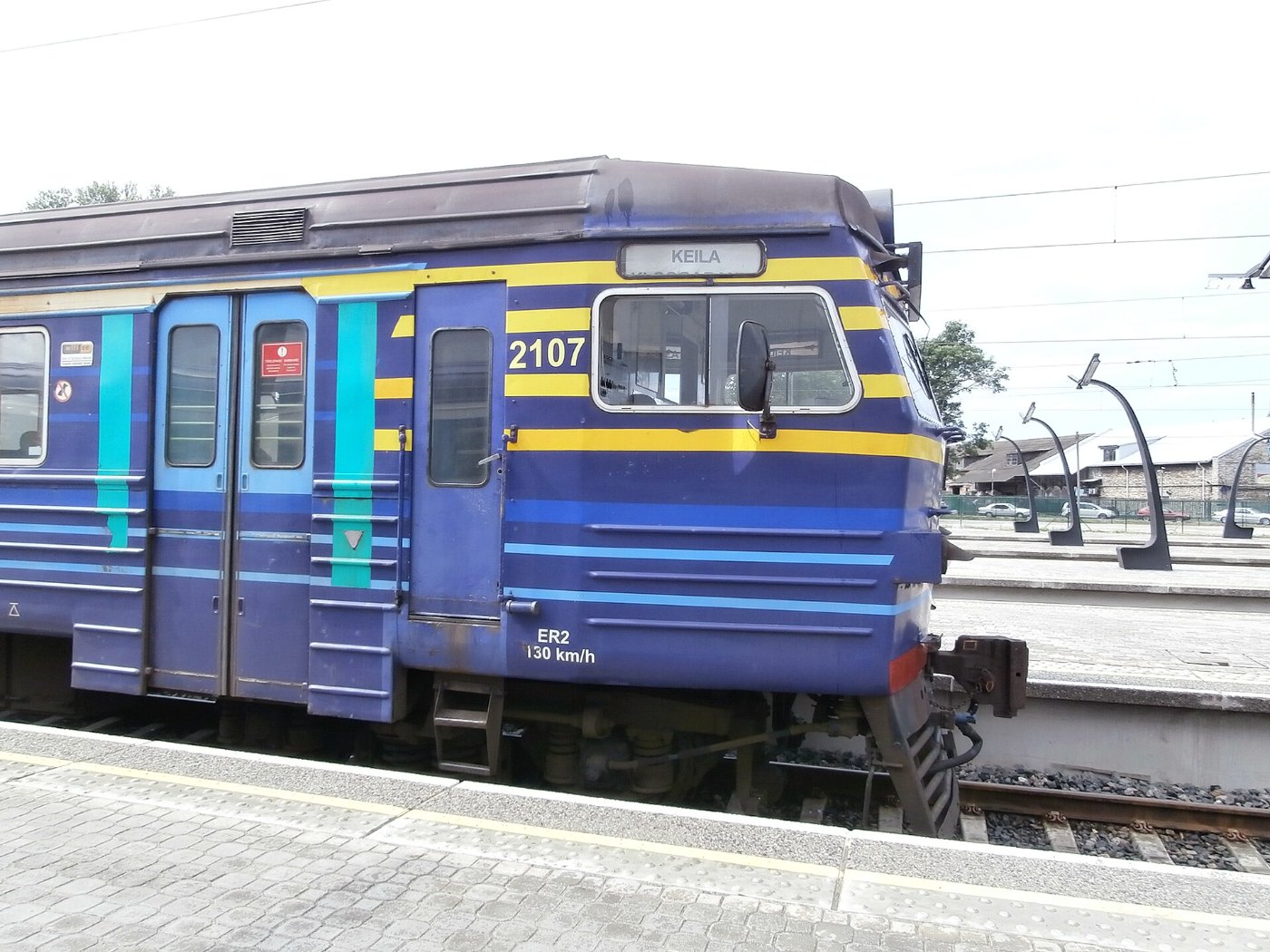 Electric multiple unit ER2 Tallinn Keila at Balti Jaam Tallinn 1 July 20