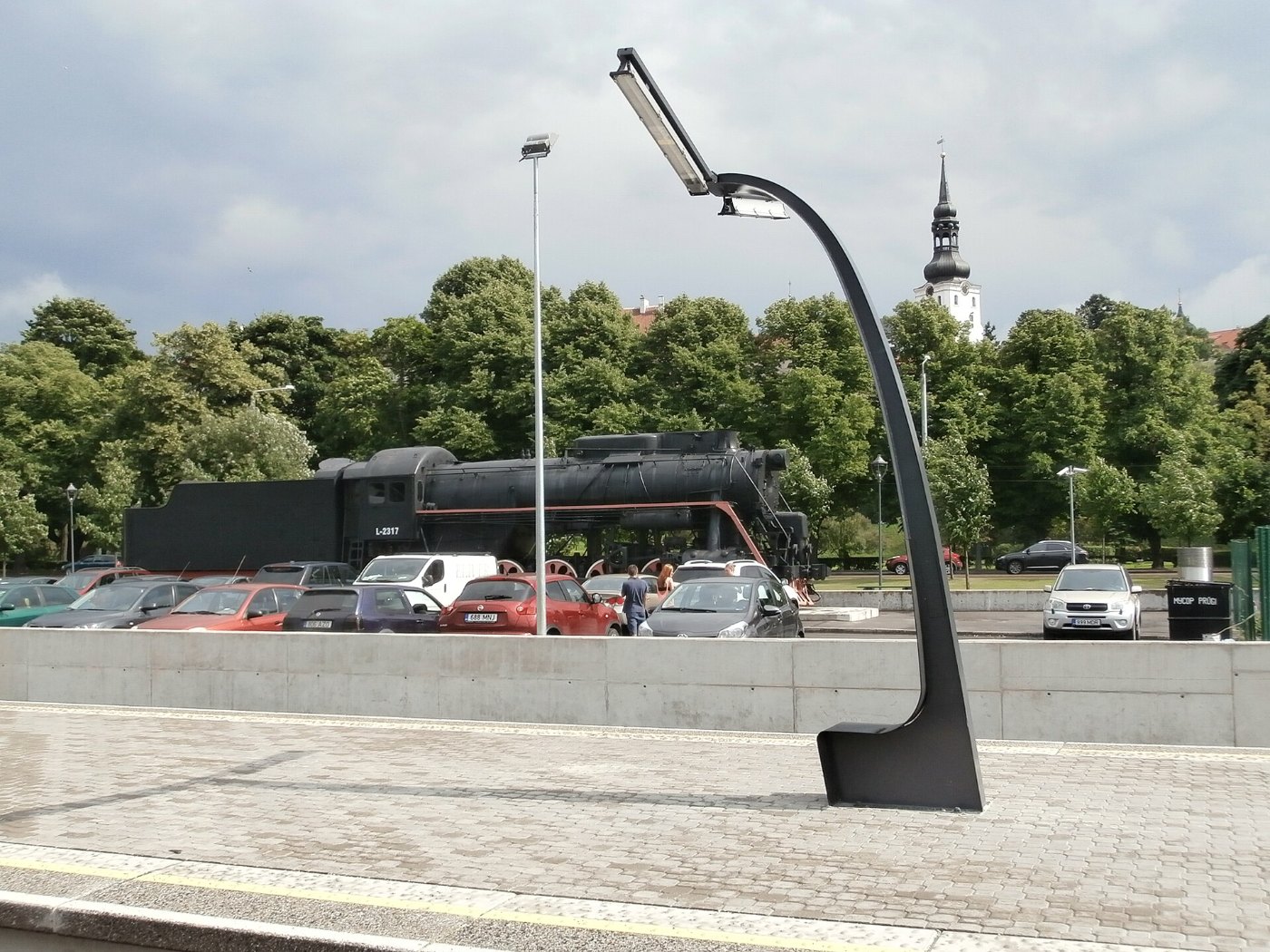 Steam Locomotive L 2317 at Balti Jaam in Tallinn 1 July 2013