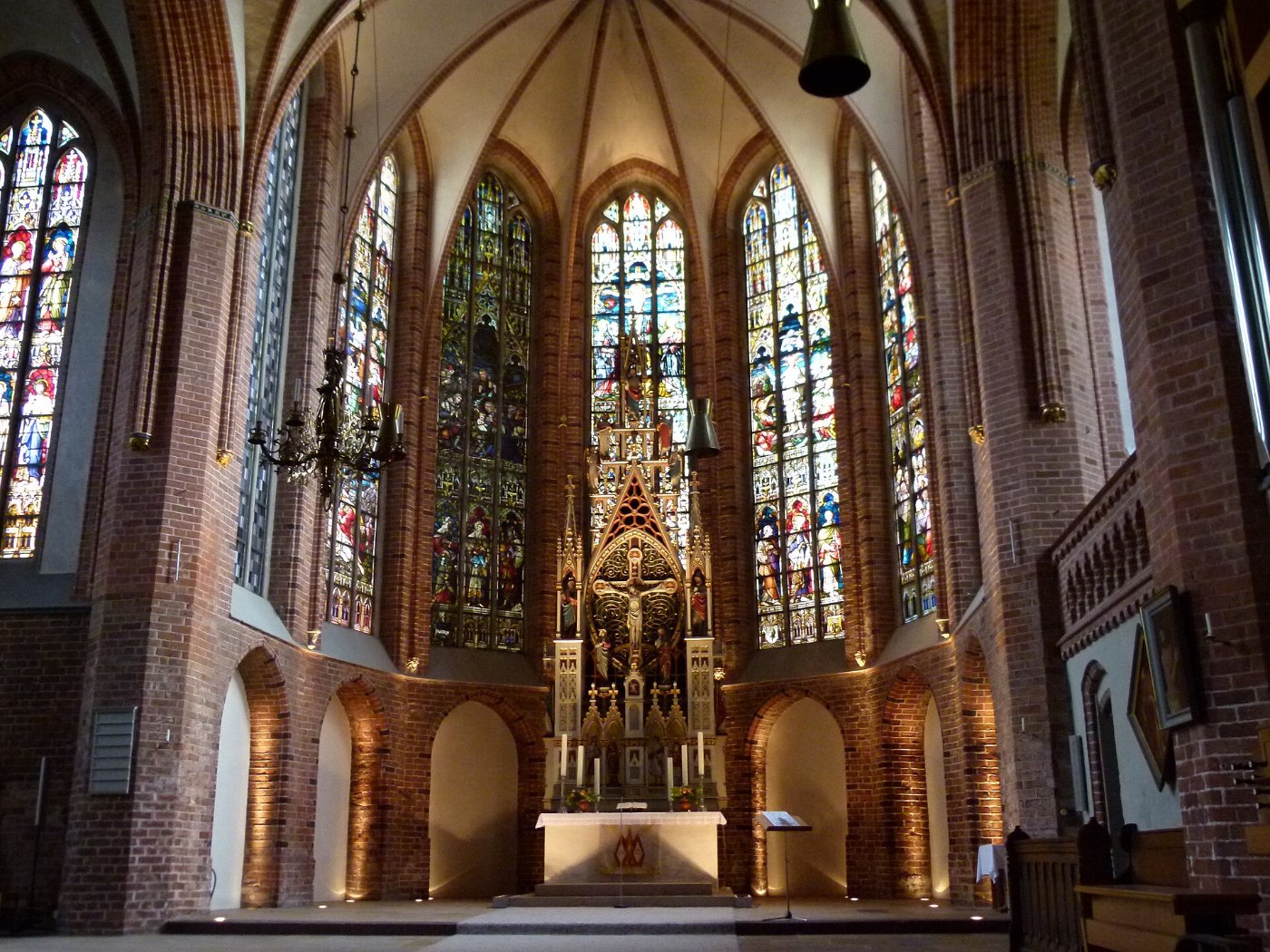 Der gotische Chor der St.-Marien-Kirche in Uelzen