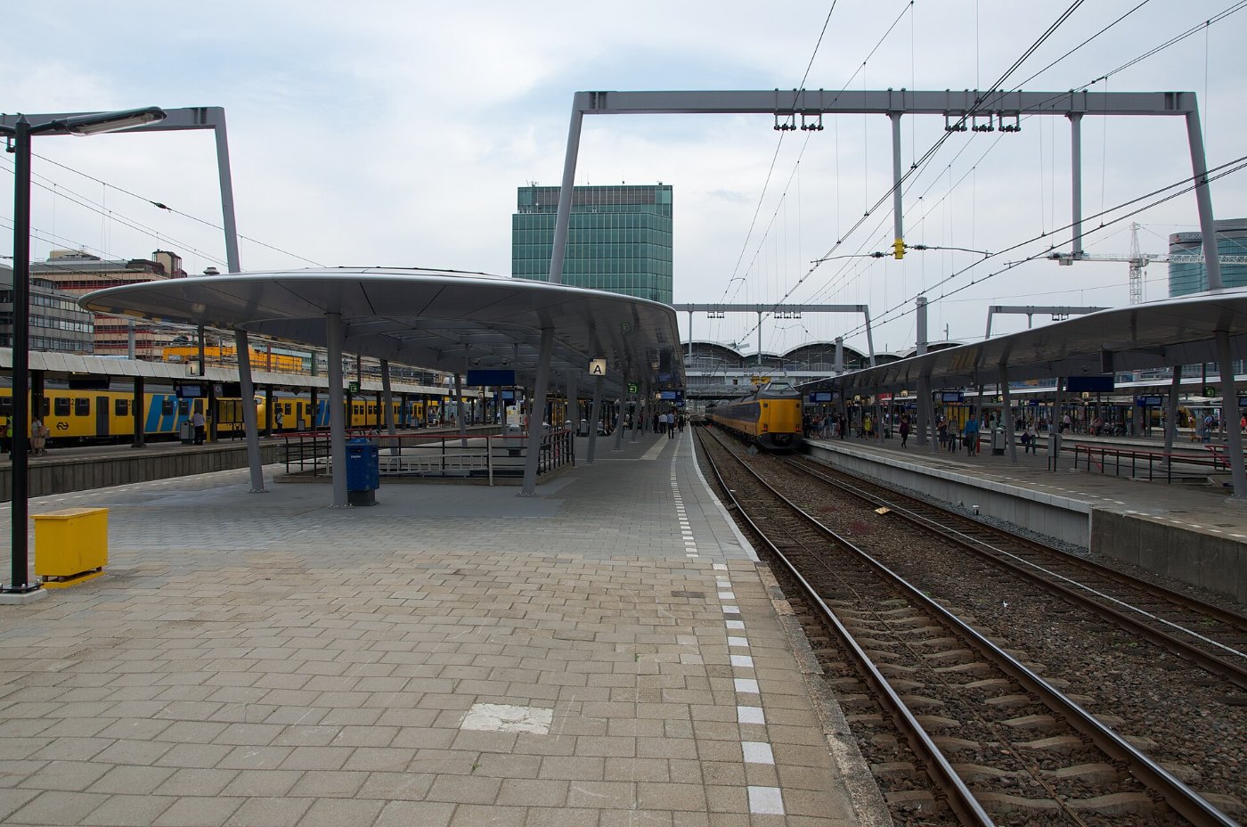 Perron station Utrecht Centraal Spoor 7