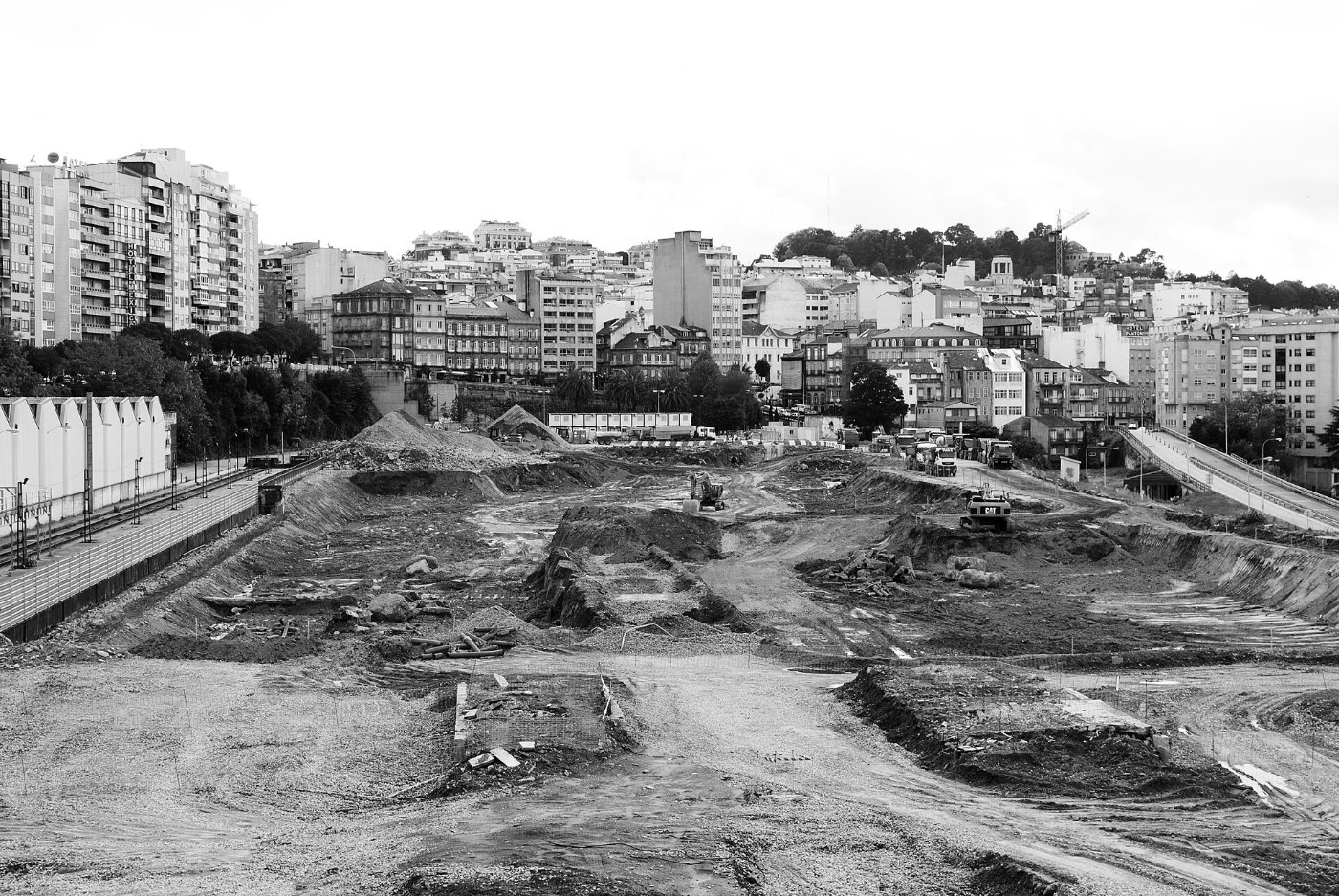 Estación de Vigo, obras do AVE, abril 2012