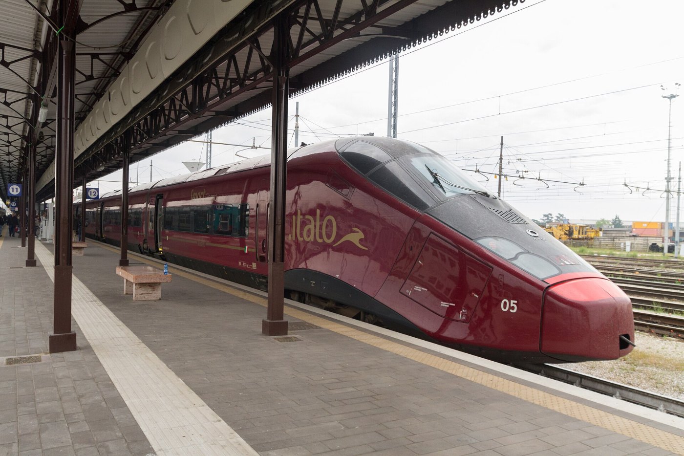 Italo Treno number 9990 at Verona Porta Nuova train station 2