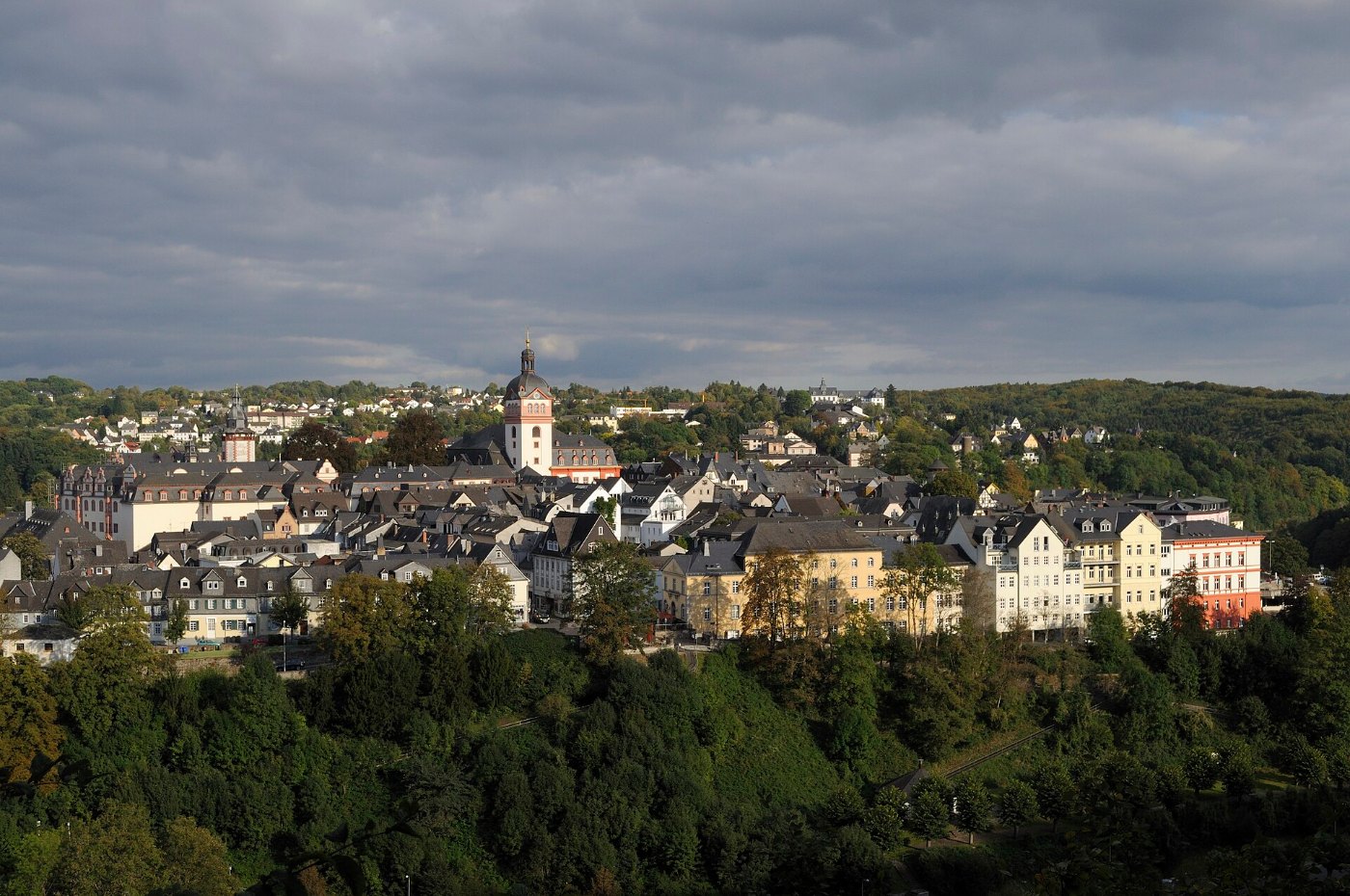 Ein Blick in die Altstadt von Weilburg