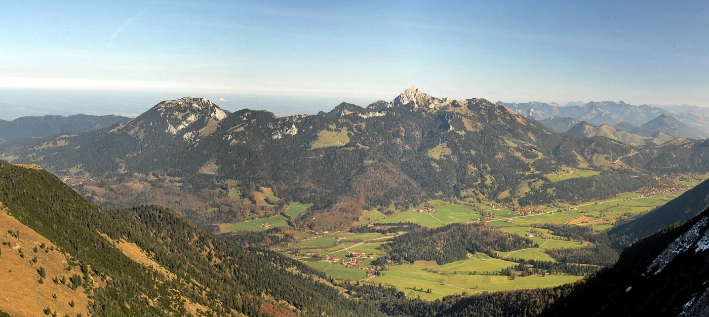 Die Wendelstein-Gruppe in den Bayerischen Alpen