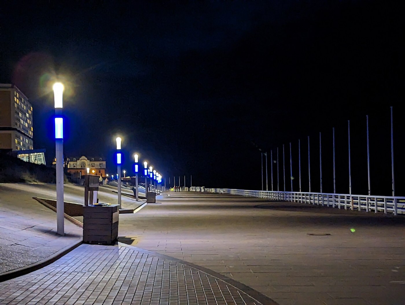 Die Strandpromenade von Westerland auf Sylt
