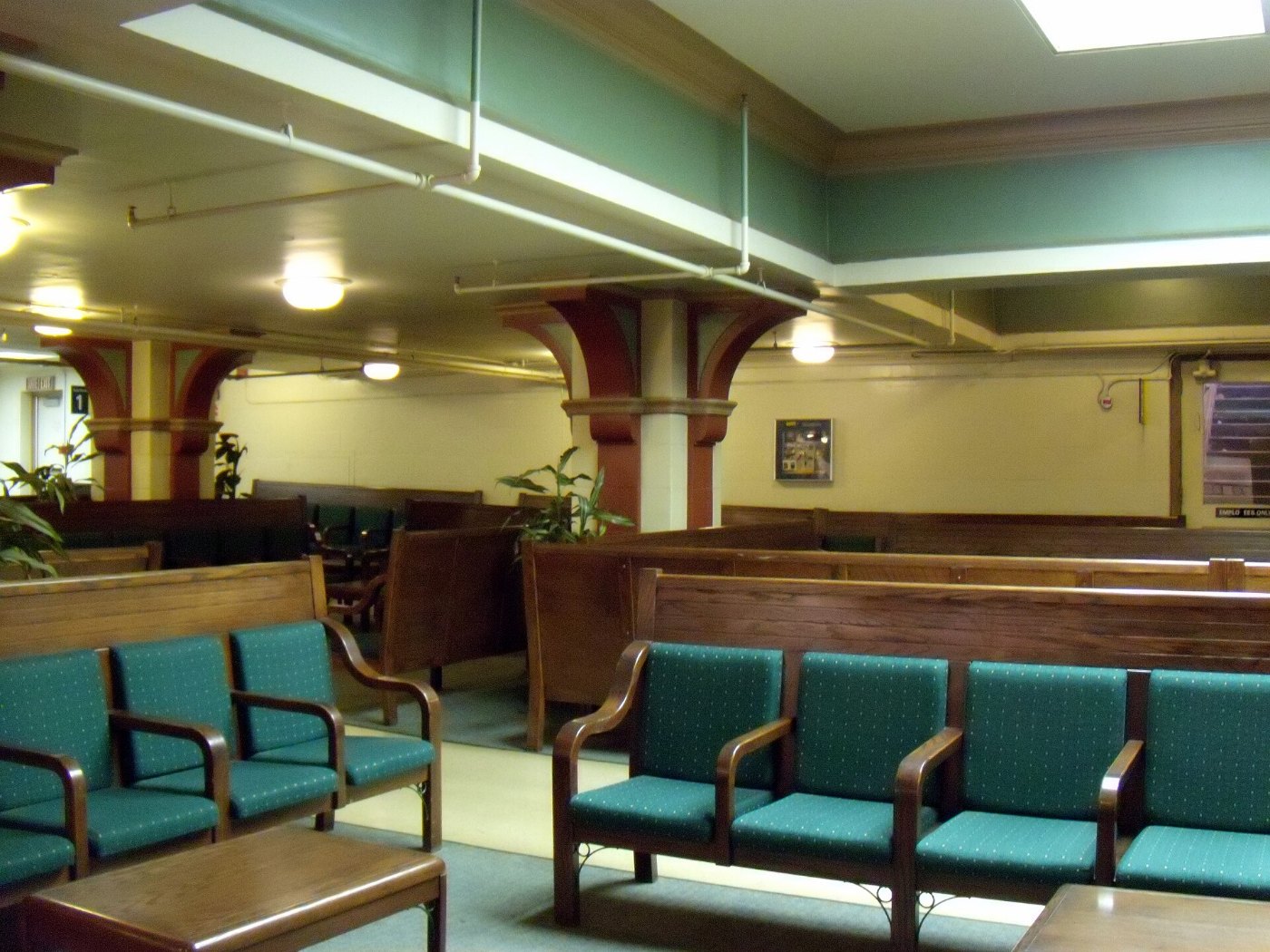 Economy passenger lounge in Union Station, Winnipeg