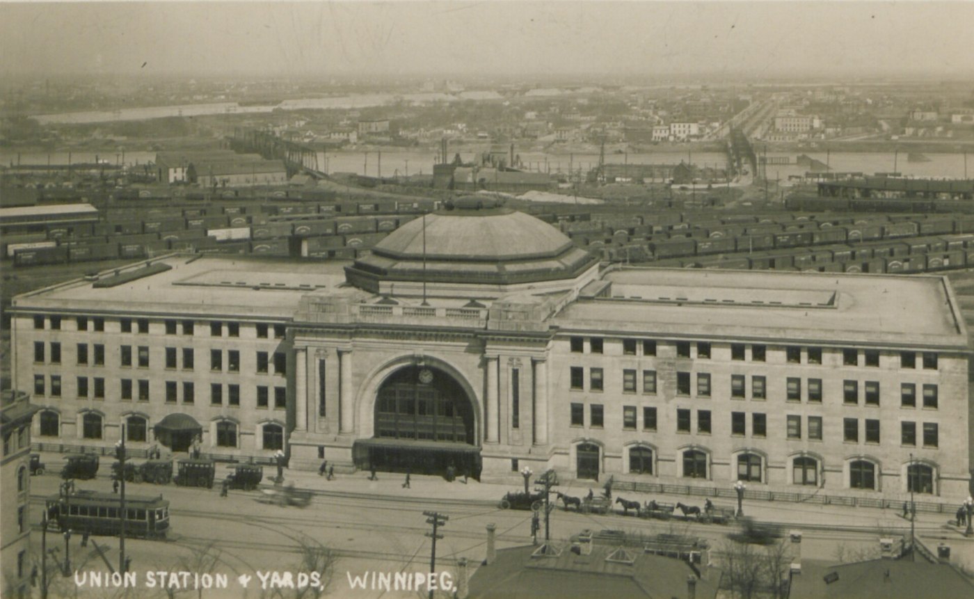 Union Station and Yards, Winnipeg (HS85 10 27041)