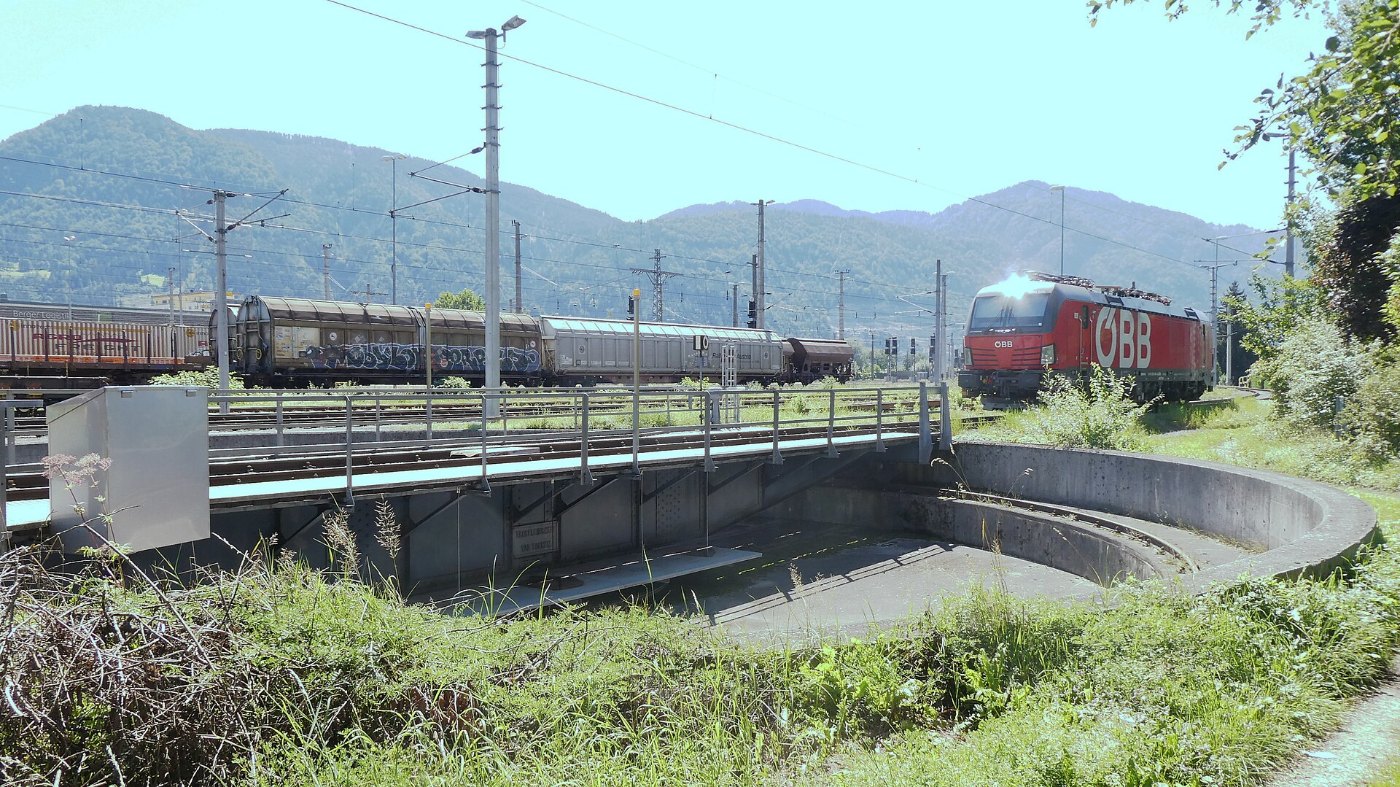 Wörgl, Bahnhof, Drehscheibe, 2