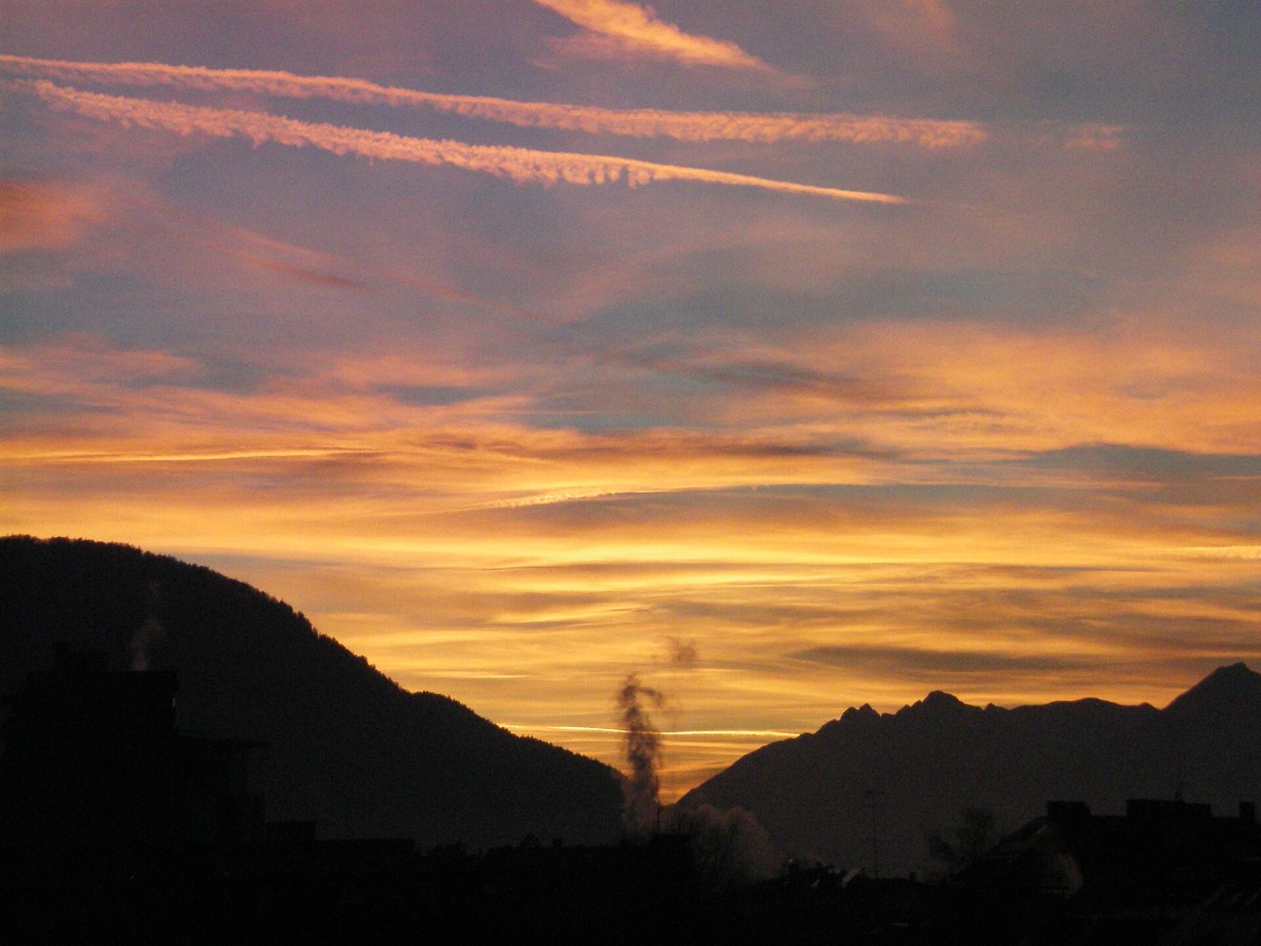 Wörgl Sonnenuntergang