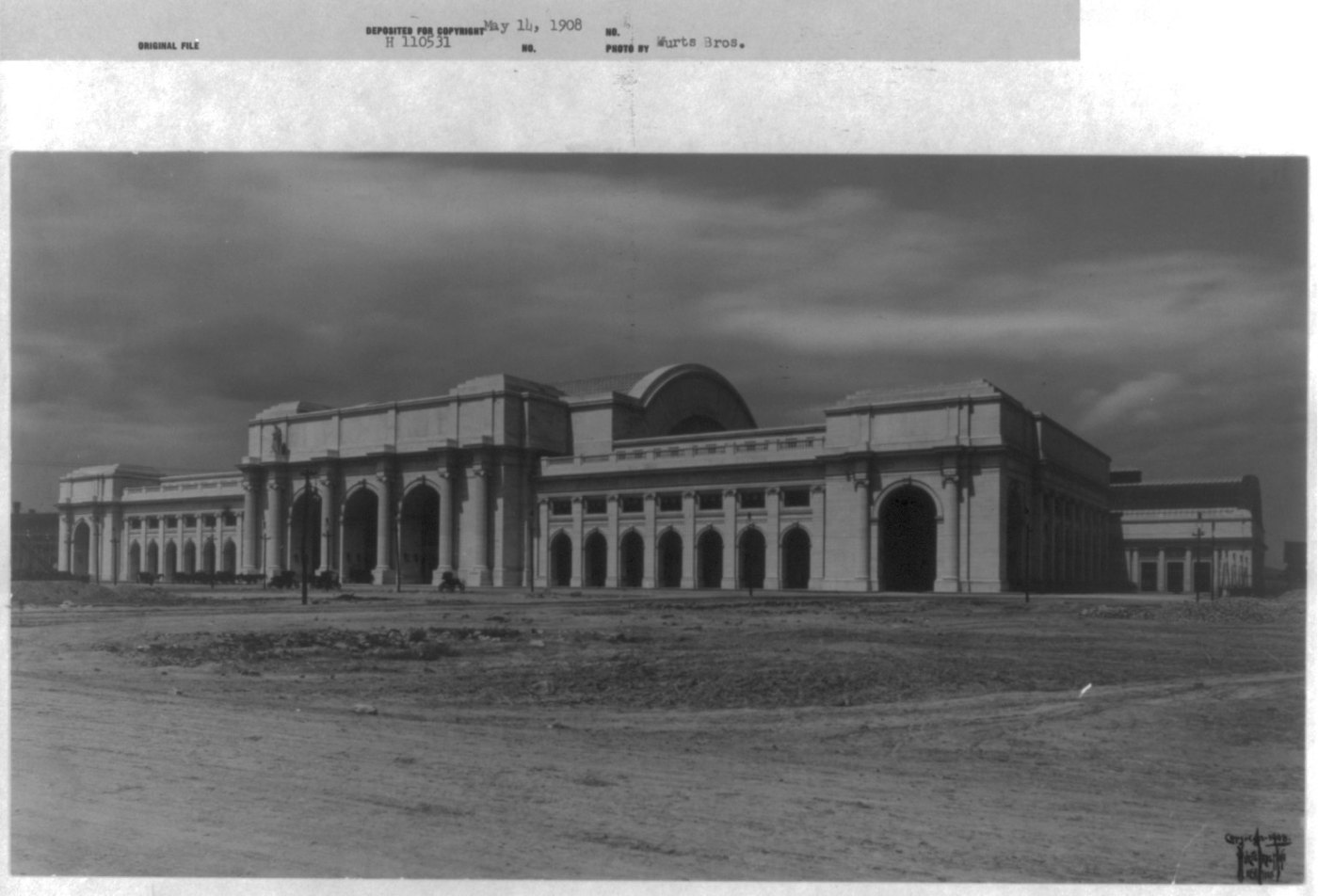 D.C. Washington. Union Station. 1908. Exterior LCCN