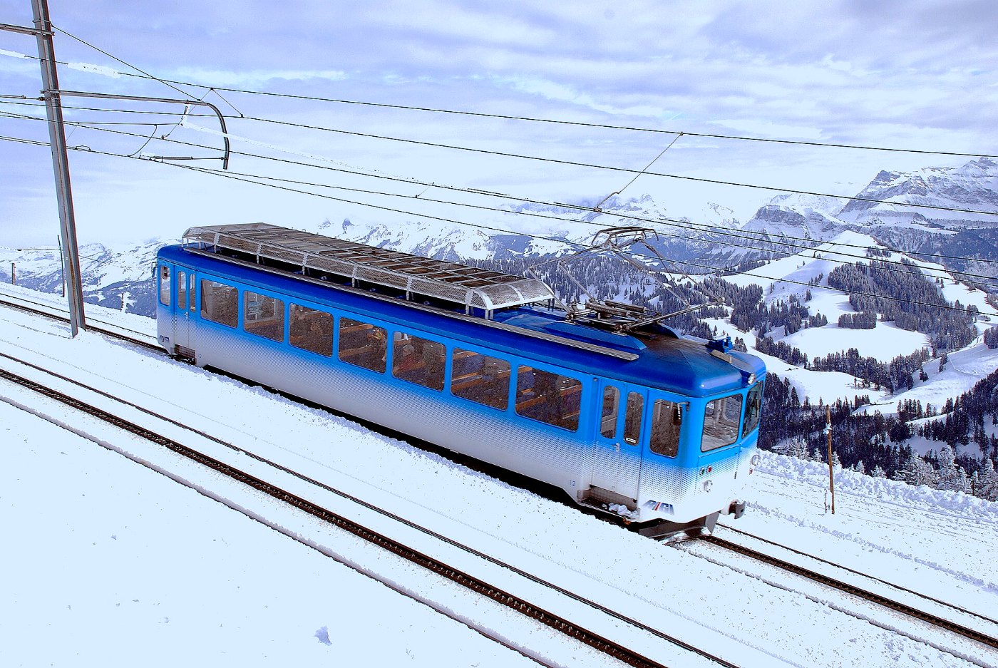 Arth Rigi Bahn bei Rigi Kulm