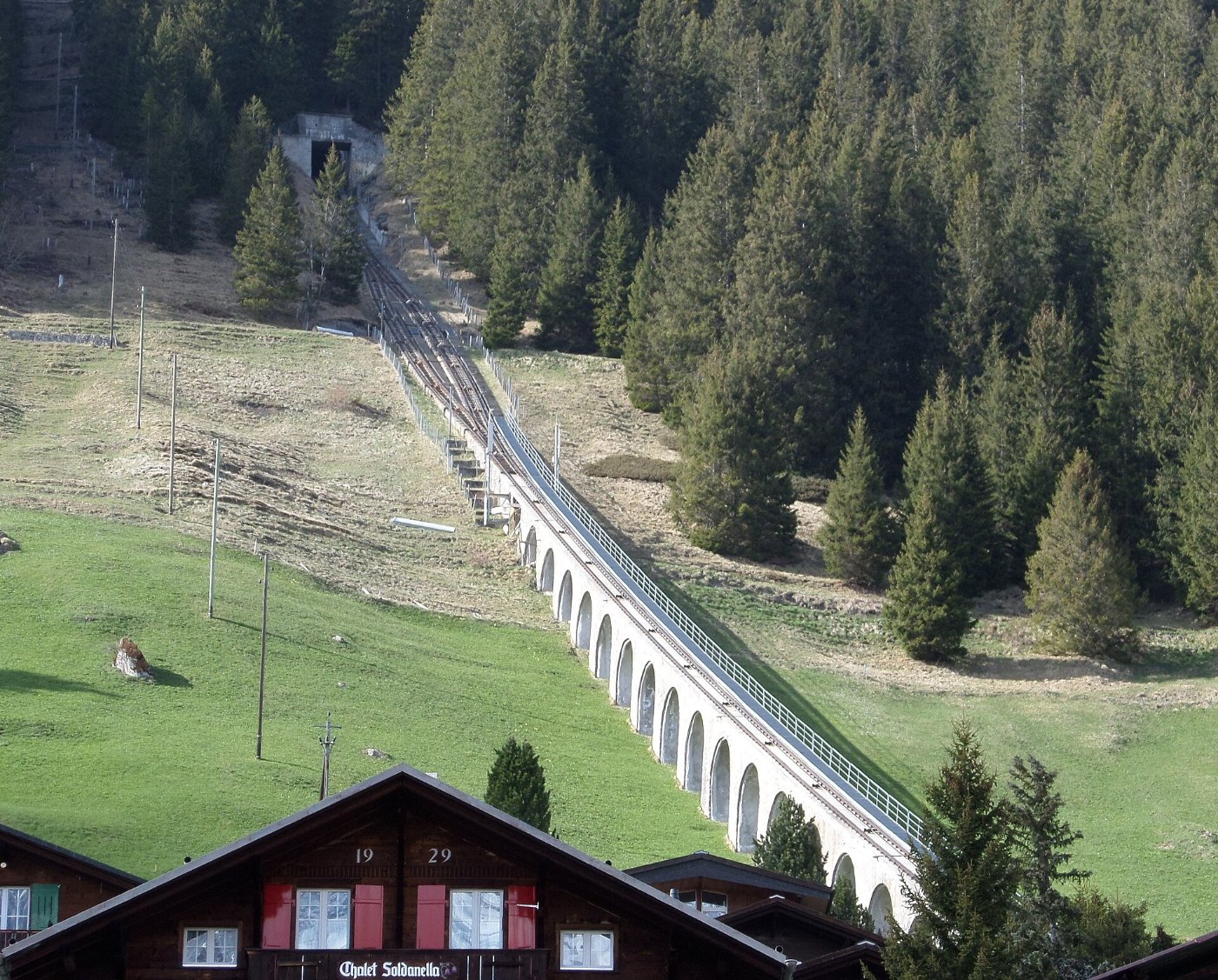 The Allmendhubelbahn, Murren, Switzerland
