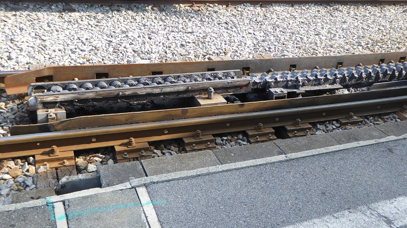 AL Zahnstangeneinfahrt Aigle Dépôt