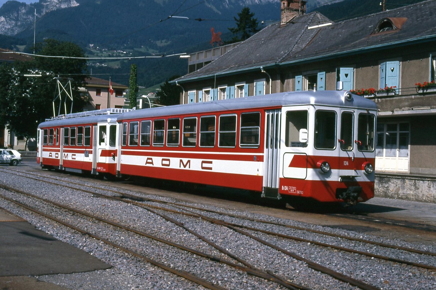 Trains de lAigle Ollon Monthey Champéry (Suisse) ()