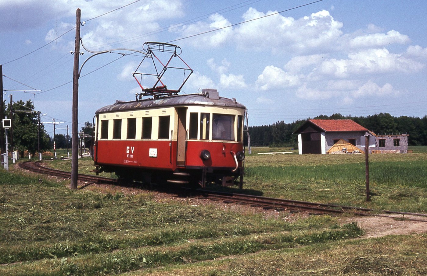 Attergaubahn 1977 kleiner Triebwagen