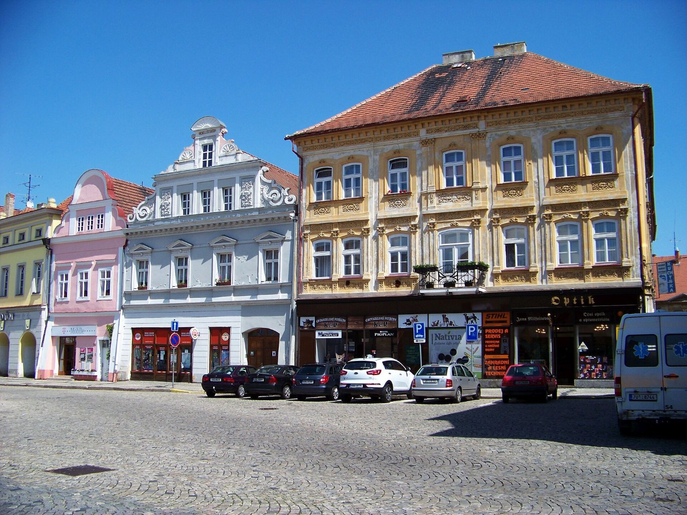 Žatec, náměstí Svobody 163, 162, 161